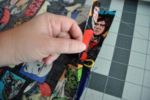 This roll-up pencil case will keep your pencils organized in style! Check out the step by step sewing tutorial today.