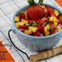 Enjoy the sweetness of strawberry and mango flavors with a little jalapeno kick in this tasty recipe for Strawberry Mango Salsa at Sparkles of Sunshine.