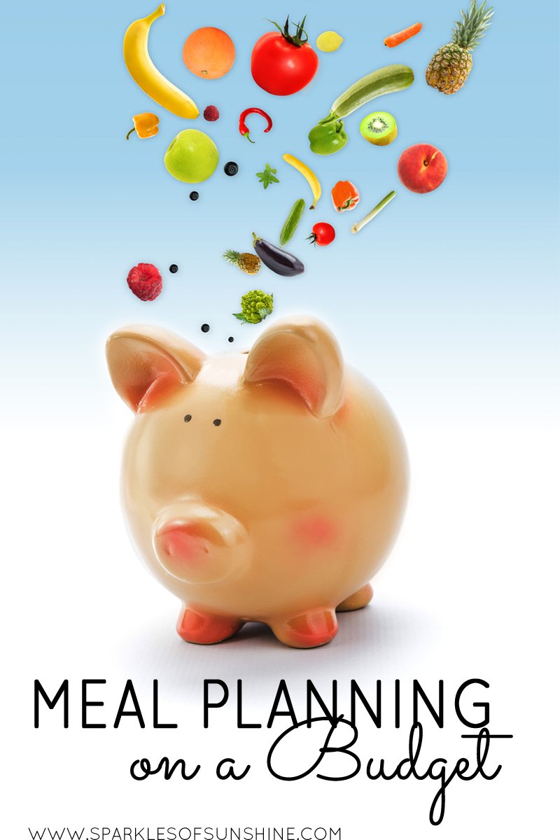 Save money by sticking with a menu. Get tips and a free printable menu to make meal planning on a budget a snap!