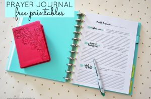 Organize your prayer life with these monthly prayer journal free printables from Sparkles of Sunshine.