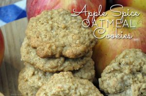 njoy the fall season with apple spice oatmeal cookies, the perfect treat to enjoy with apple cider on cool, crisp days.