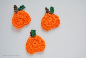 Check out this cute pumpkin crochet free pattern perfect for fall. Attach it to a pillow, make a garland, you choose!