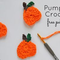 Check out this cute pumpkin crochet free pattern perfect for fall. Attach it to a pillow, make a garland, you choose!