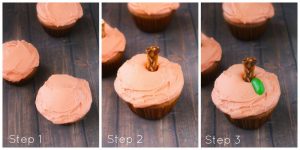 Even if you're not a pumpkin spice fan you can enjoy these cupcakes this fall. It's easy to decorate these tasty vanilla cupcakes with vanilla buttercream frosting to look like pumpkins. Get the recipe and directions today.