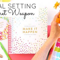 Want to create purpose driven goals and crush them? Check out my goal setting secret weapon that helps me get things done!