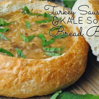 There's no better way to warm up the body and soul than with Turkey Sausage & Kale Soup Bread Bowls. Get the recipe today!