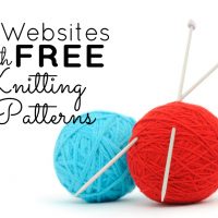Never buy another knitting pattern again when you can get one for free from this list of 20 websites with free knitting patterns.