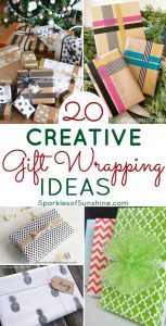 Get inspired with these 20 creative gift wrapping ideas, just in time for the holidays!