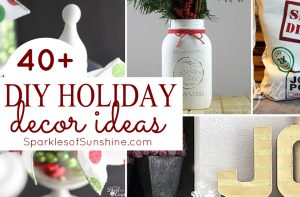Get inspired for the holidays with more than 40 DIY holiday decor ideas you can make at home.