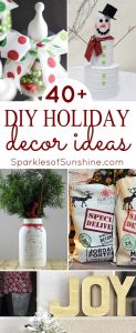 Get inspired for the holidays with more than 40 DIY holiday decor ideas you can make at home.