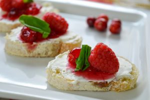 Add some color to your holiday spread with this easy appetizer idea. Get the recipe for Berries and Cream Holiday Inspired Bruschetta today!