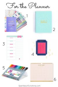 Use this holiday gift guide to get ideas for holiday shopping with these suggestions for the planner people in your life.