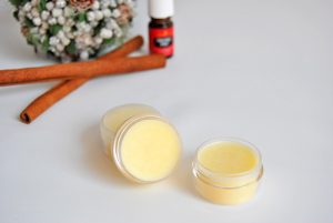 Celebrate the holidays this year with an all-natural homemade Christmas Spirit lip balm made with essential oil. These make great seasonal DIY gifts, too!