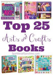 Thinking of trying out a new craft or looking for the perfect gift for the crafty ones in your life? Check out this list of the top 25 Arts and Crafts Books at Sparkles of Sunshine.