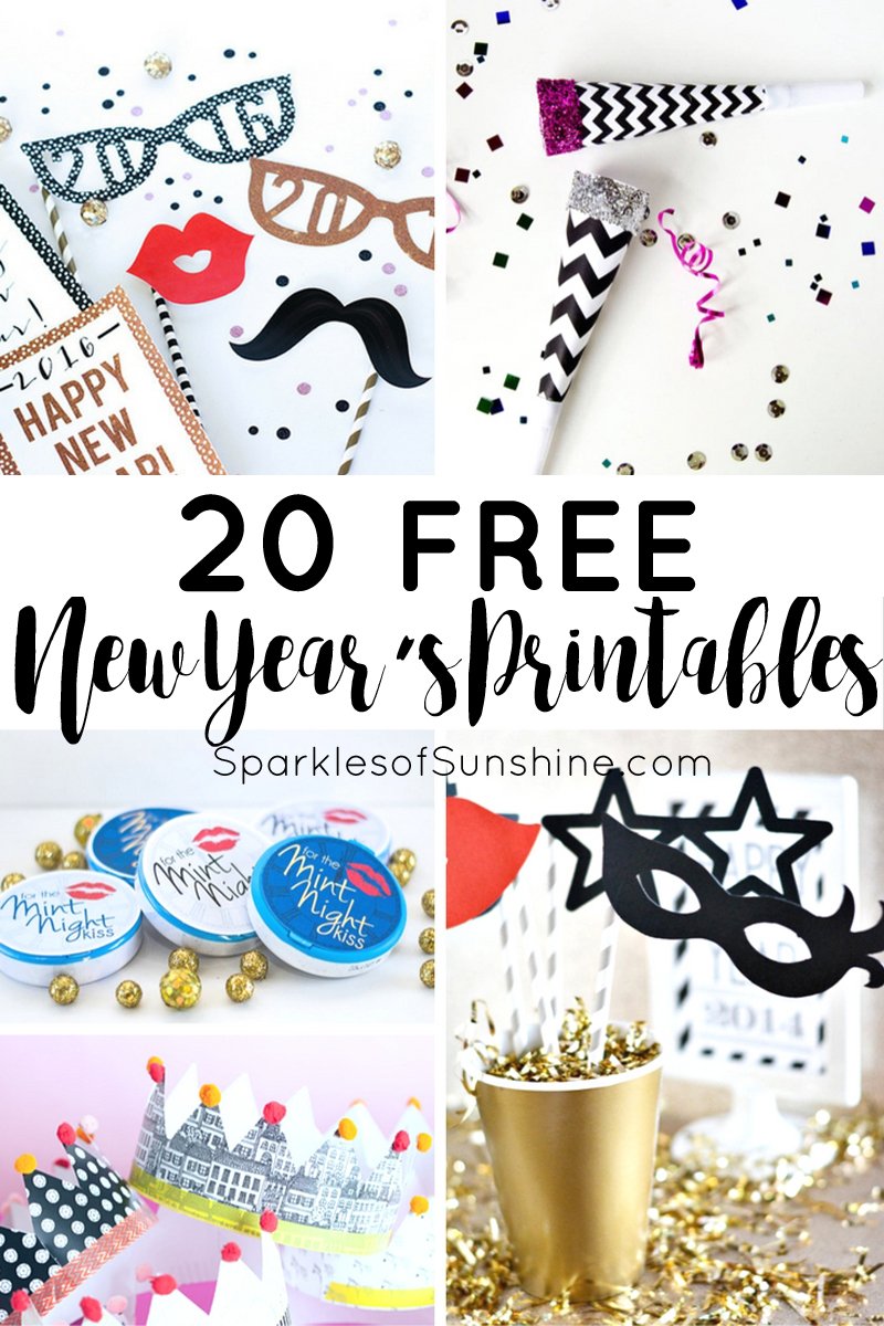 Get Your Party On With These 20 Free New Year S Printables