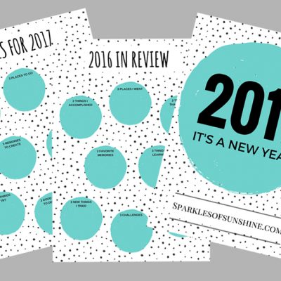 Say Hello to the New Year with a Free Printable Set