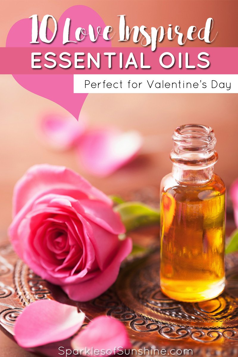 Want some romance this Valentine's Day? Check out these 10 love inspired essential oils, perfect for Valentine's Day and let the romance begin!