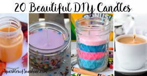 Looking for a fun new craft project? Check out these 20 beautiful DIY candles you can easily make yourself.