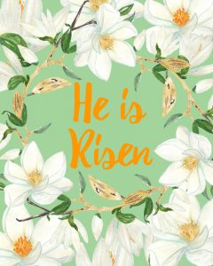 Decorate your home for Spring with this He is Risen Easter Holiday free printable at Sparkles of Sunshine. It's a great reminder of the reason for Easter.