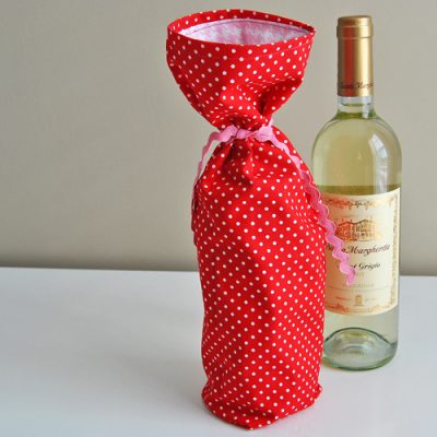 How to Make an Easy Sew Wine Gift Bag