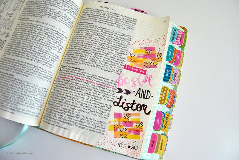 Thinking of giving Bible journaling a try? I was skeptic at first, but find out what happened when I decided to give Bible journaling a try.