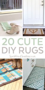 Want to make a statement without spending a lot of money? Check out these 20 cute DIY rugs you can make for your home today.