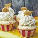 Life might feel like a circus until you take a bite of these tasty Circus Animal Cracker Cupcakes. Yes, they're that good!