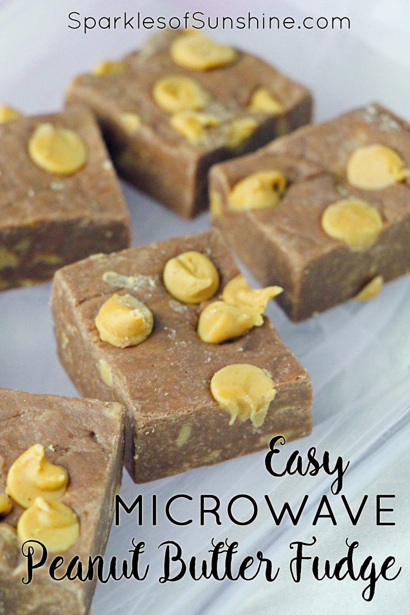 Looking for a candy recipe that takes little effort? This recipe for easy microwave peanut butter fudge is as easy as it gets!