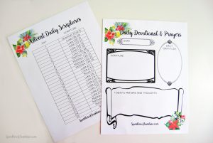 Make the holidays easier this year with a 2017 Holiday Planner, complete with Advent scriptures and daily devotional page. Get your copy at Sparkles of Sunshine today!