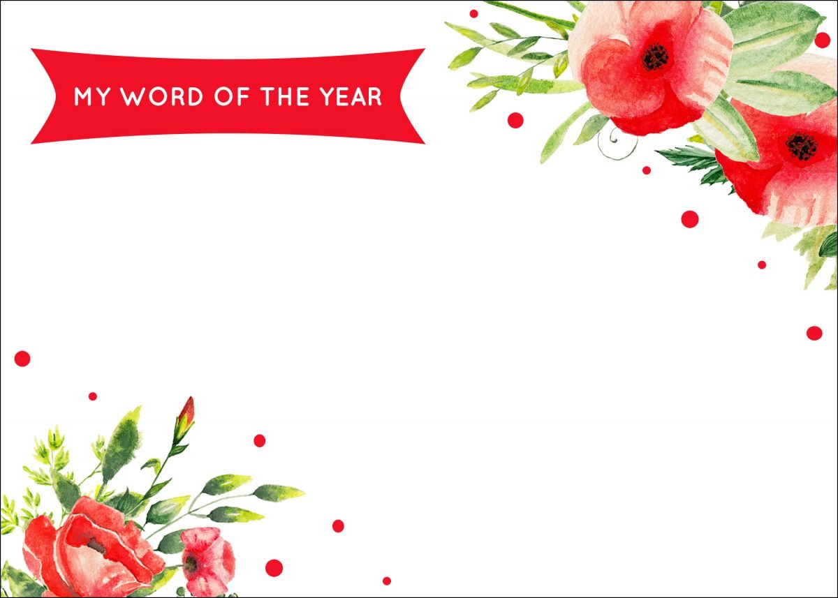 Have you chosen a word of the year? Stay focused this year and never forget your word of the year with this printable from Sparkles of Sunshine.
