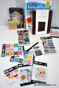 Start the new year off with a new hobby! Enter to win this amazing Bible journaling stash of supplies at Sparkles of Sunshine today.