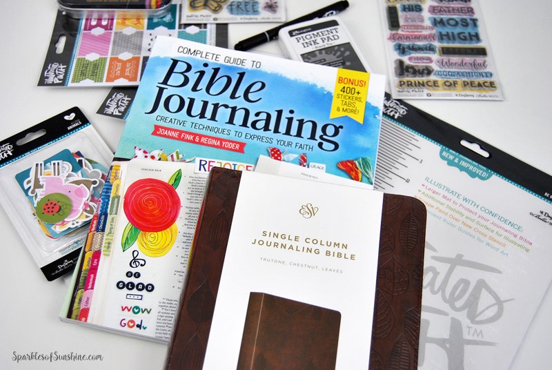 Start the new year off with a new hobby! Enter to win this amazing Bible journaling stash of supplies at Sparkles of Sunshine today.