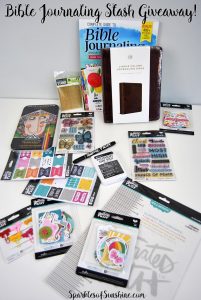 Start the new year off with a new hobby! Enter to win this amazing Bible journaling stash of supplies at Sparkles of Sunshine today.