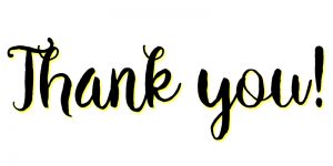 Thank you from Sparkles of Sunshine!