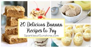 Love the taste of banana? Check out these 20 delicious banana recipes to try that will take your taste buds on a flavorful ride!